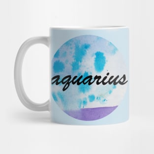 Aquarius zodiac sign Mug